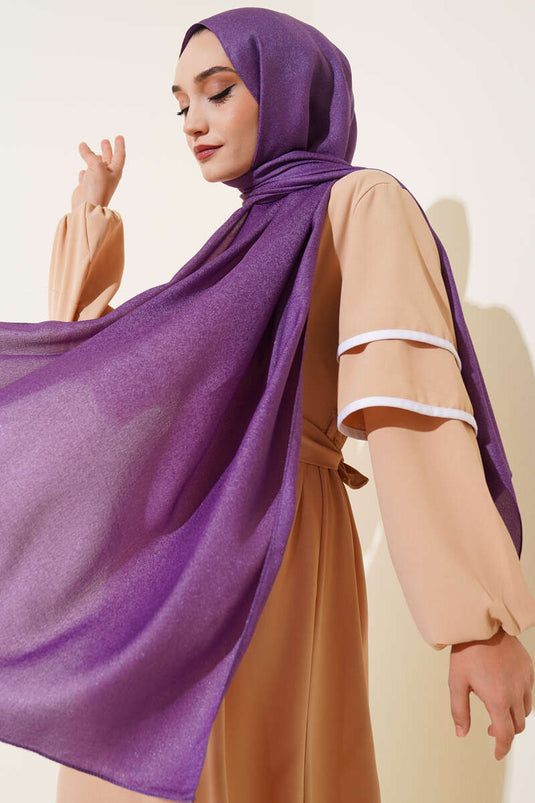 Sparkle Soft Shawl Lilac