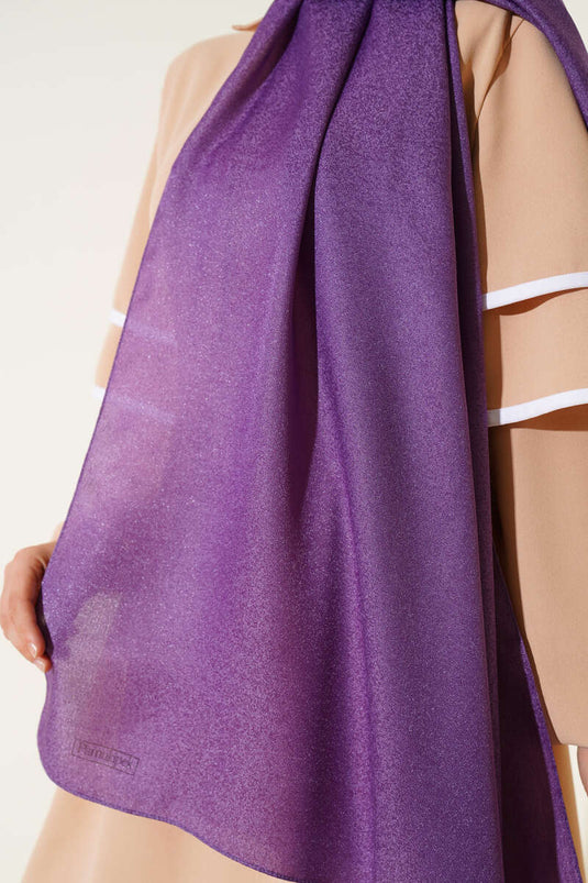 Sparkle Soft Shawl Lilac