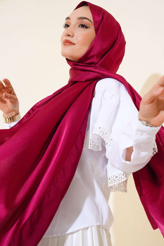 Châle de soirée Diamant Magenta