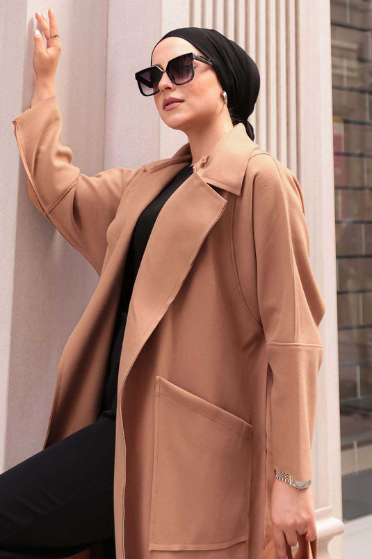 Manteau cousu sale en vison