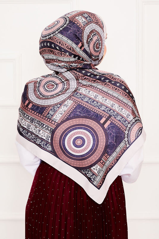 Plato Patterned Soft Shawl -18