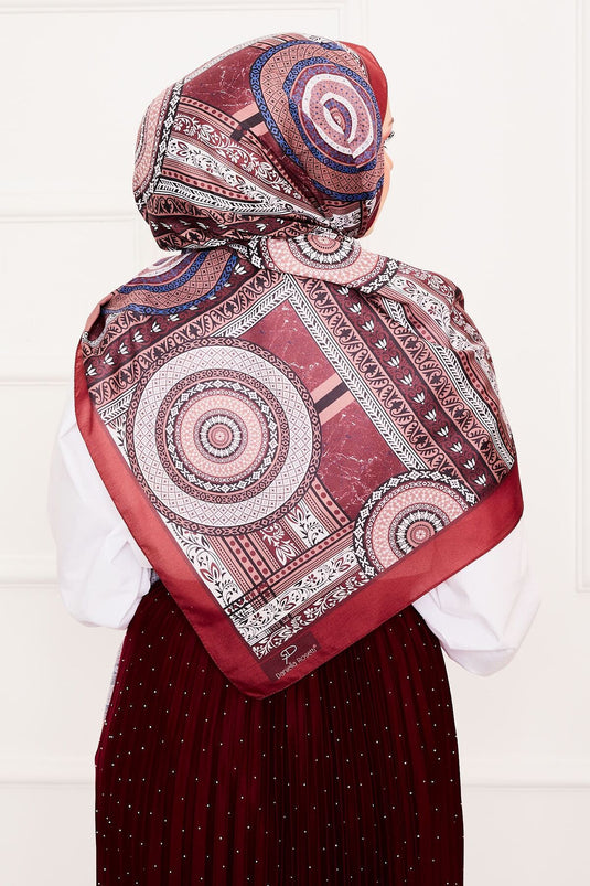 Plato Patterned Soft Shawl -19