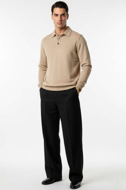 Mon sweat-shirt Polo Selanik beige