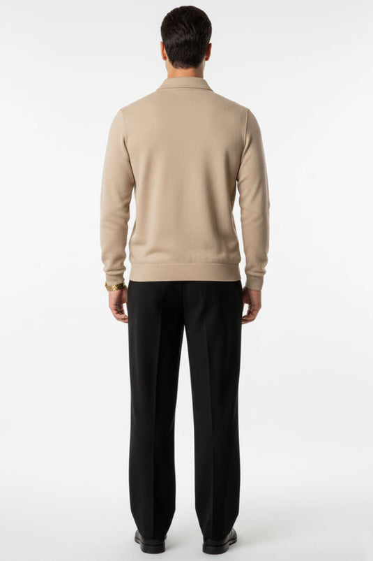 Mon sweat-shirt Polo Selanik beige