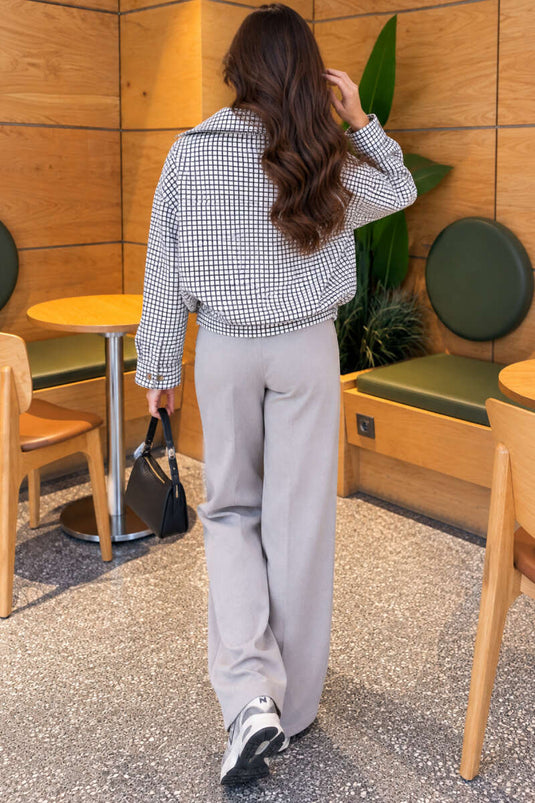 Witte Oversized Pötikare Jas