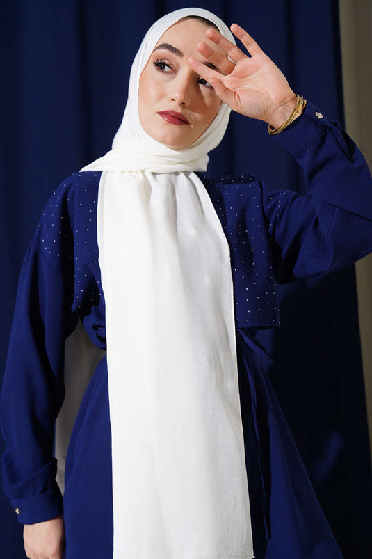 Rami Natural Shawl Ecru -104