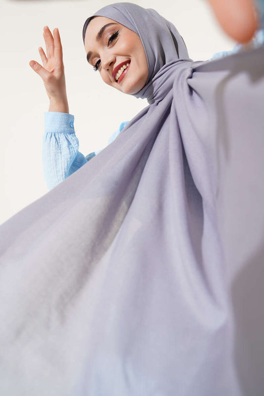 Rami Naturschal Grau -29