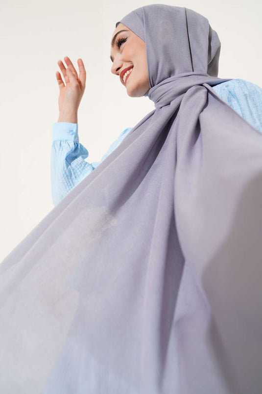 Rami Natural Shawl Gray -29