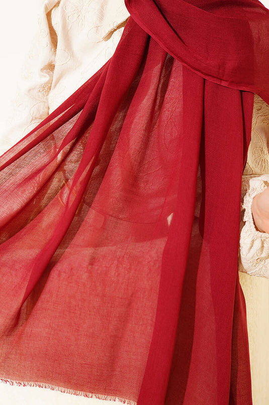 Rami Tencel Schal Bordeaux