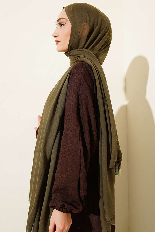 Rami Tencel Scarf Khaki
