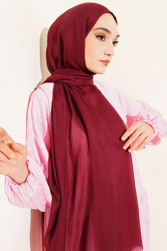Rami Tencel Scarf Cherry