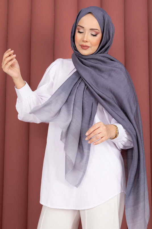 سلسلة الشالات العصرية المتدرجة اللون إنديجو