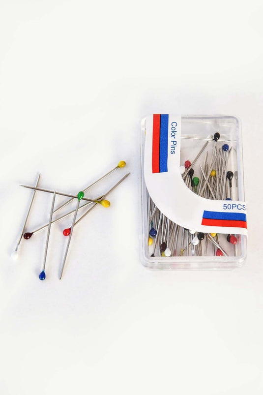 Renkli Başlı Asorti Toplu İğne