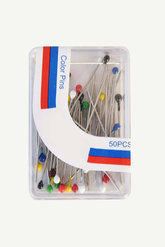 Renkli Başlı Asorti Toplu İğne