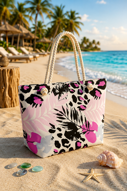 Sac de plage coloré à motifs -152