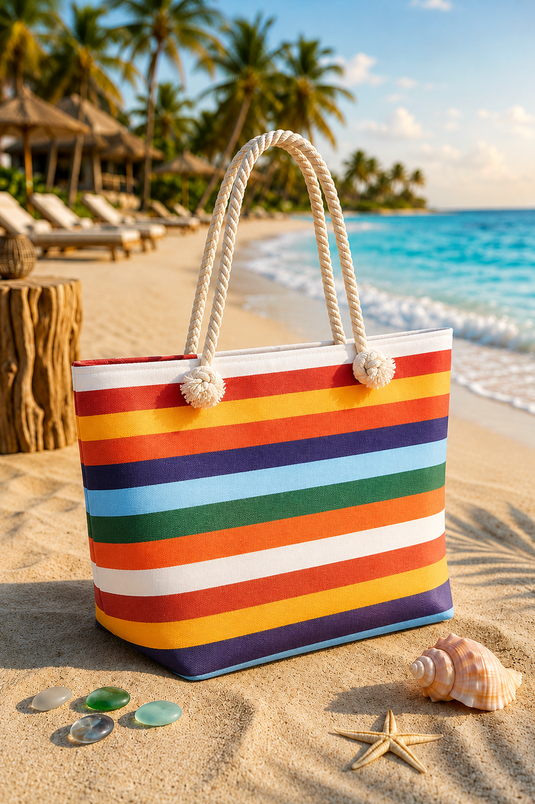 Sac de plage coloré -11