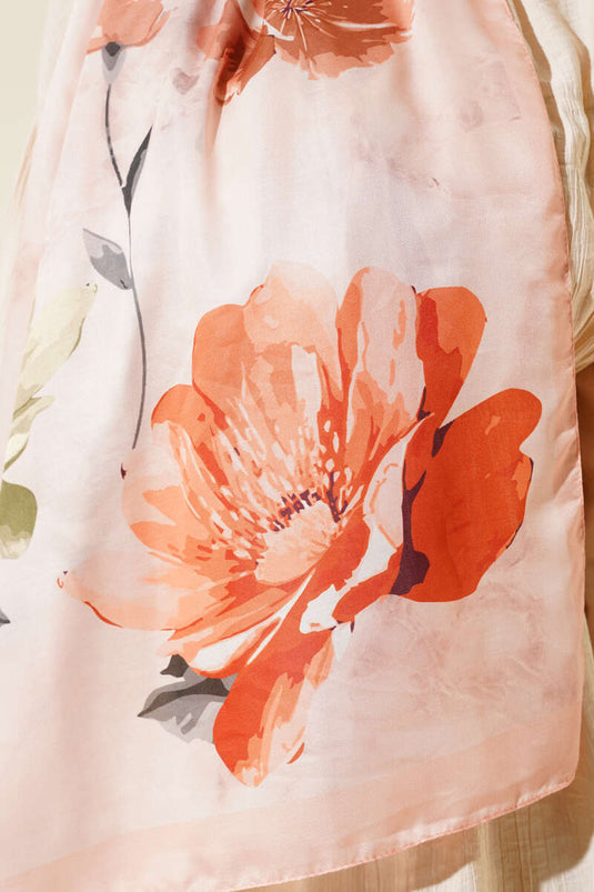 شال بيبي ماوث بنقشة زهور عتيقة