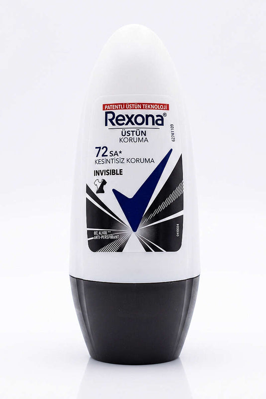 Rexona Invisible 72 Hour Body Heat Activated Women's Roll-On Deodorant 50 Ml