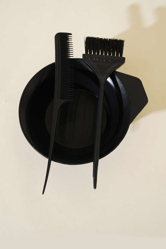 Hair Coloring Set Black