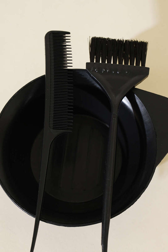 Hair Coloring Set Black