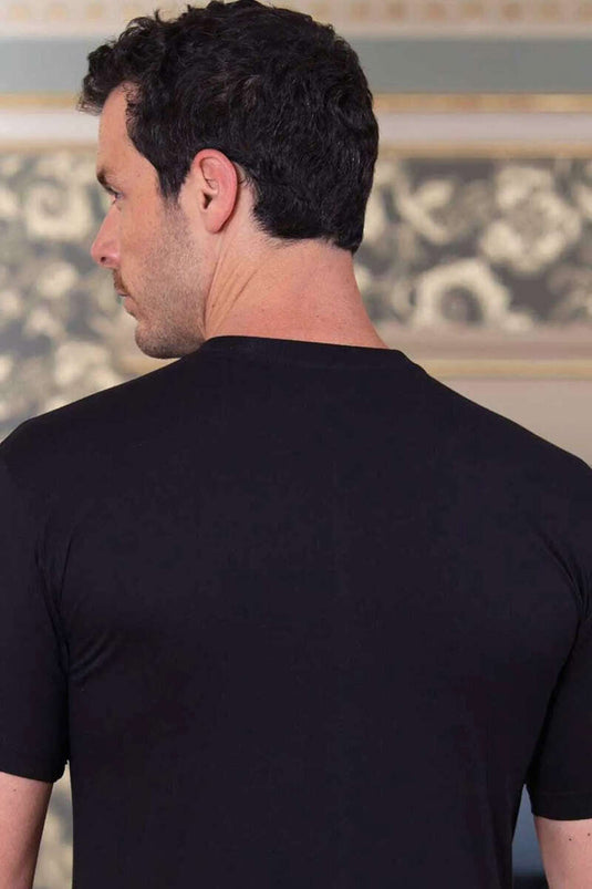 Şahinler Erkek Kısa Kol Badi Siyah