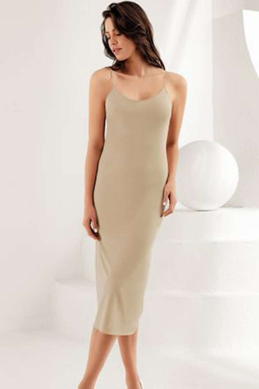 قميص داخلي طويل من شاهينلر باللون البيج