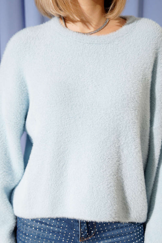 Sakallı Basic Kazak Mavi