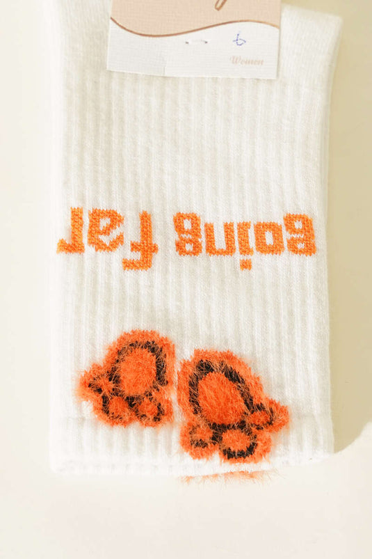 Sakallı Going Far Soket Kadın Çorap Ekru