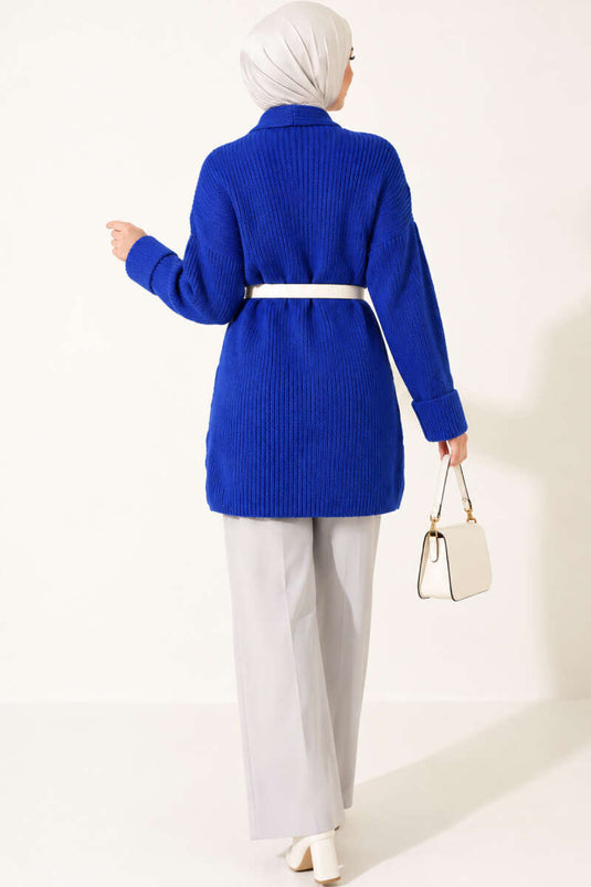 Chaqueta De Punto Con Cuello De Chal Y Perlas Saks