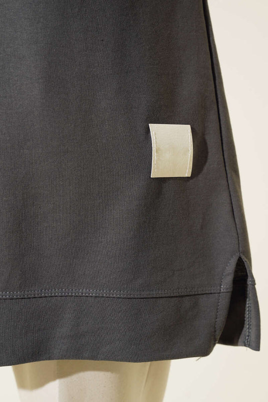 Tunique décontractée à crête fumée