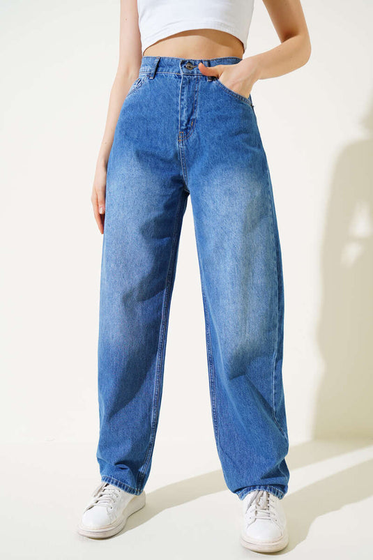 Casual Baggy Jeans Blue