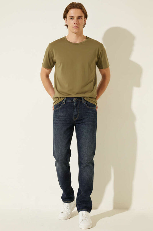 Salaş Erkek Kot Pantolon Mavi