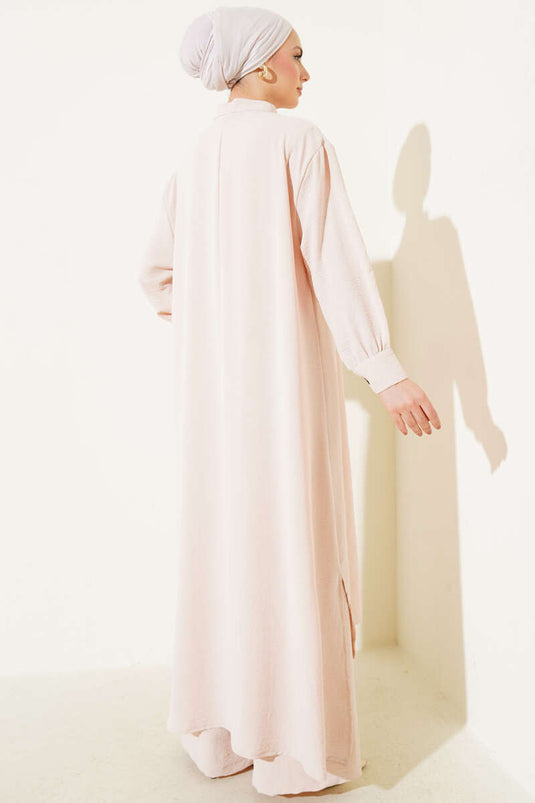 Casual Two Piece Suit Beige