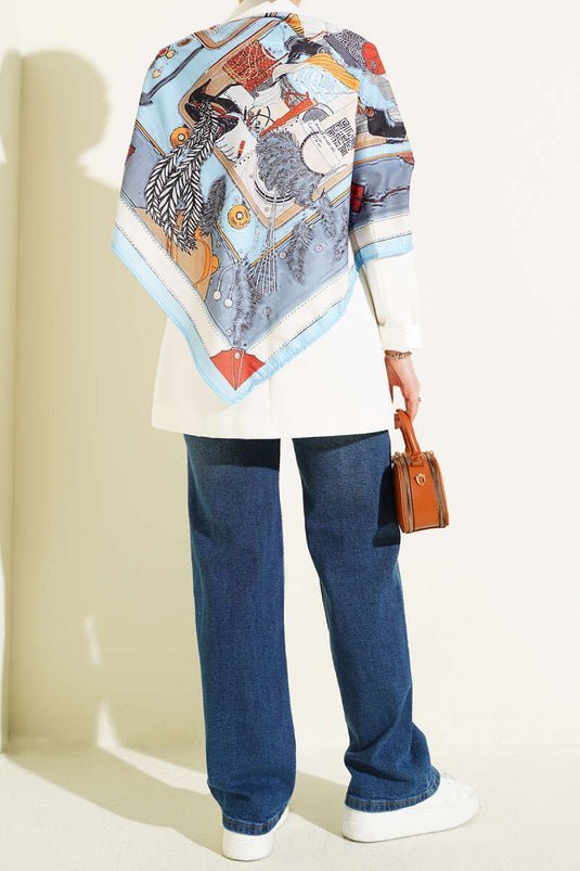 Pantalon en jean ample avec élasthanne