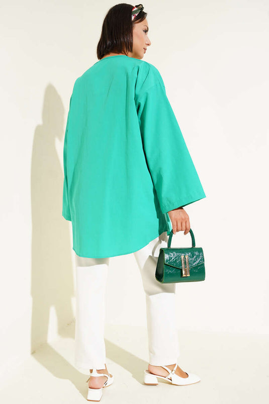 Salaş Önden Bağlamalı Kimono Benetton