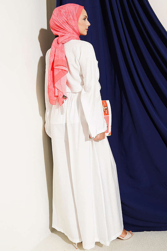 Ensemble Deux Pièces Décontracté Avec Pantalon Écru