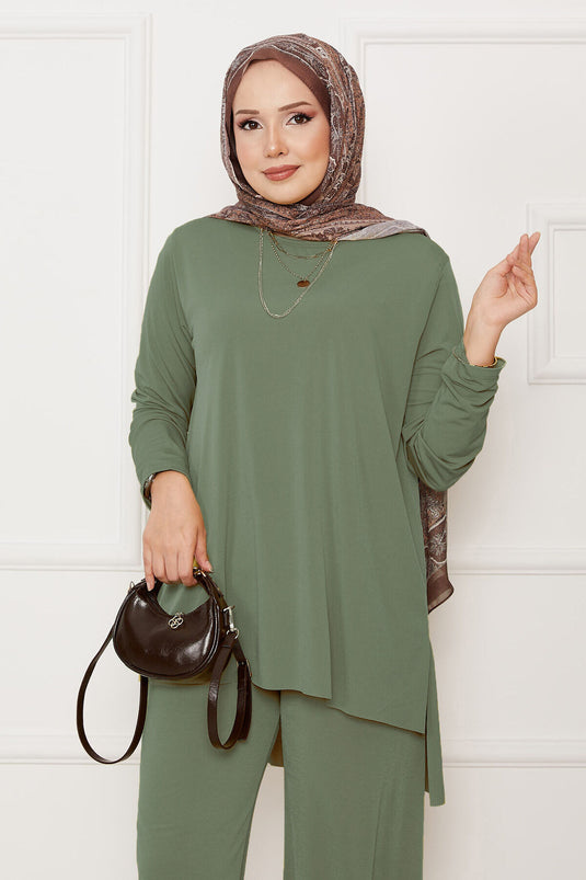 Salaş Rahat Kalıp İkili Sandy Takım Mint