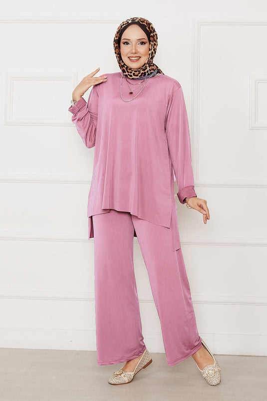 Casual Double Sandy Set Powder