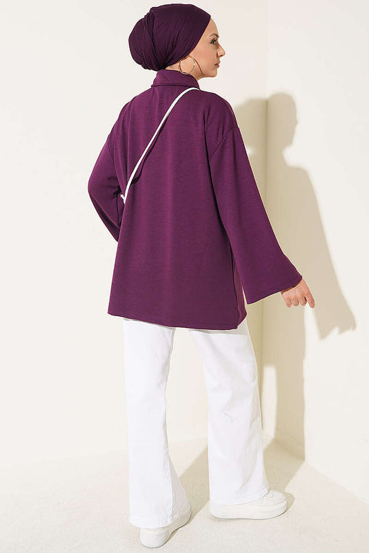 Loose Mor Loysha Tunic With Slit Detail