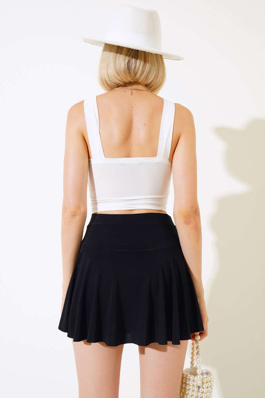 Sandy Shorts Skirt Black