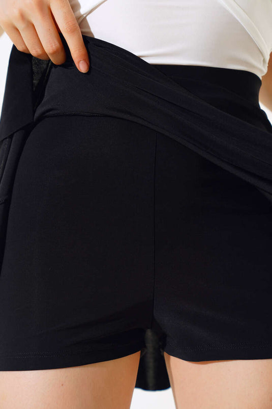Sandy Shorts Skirt Black