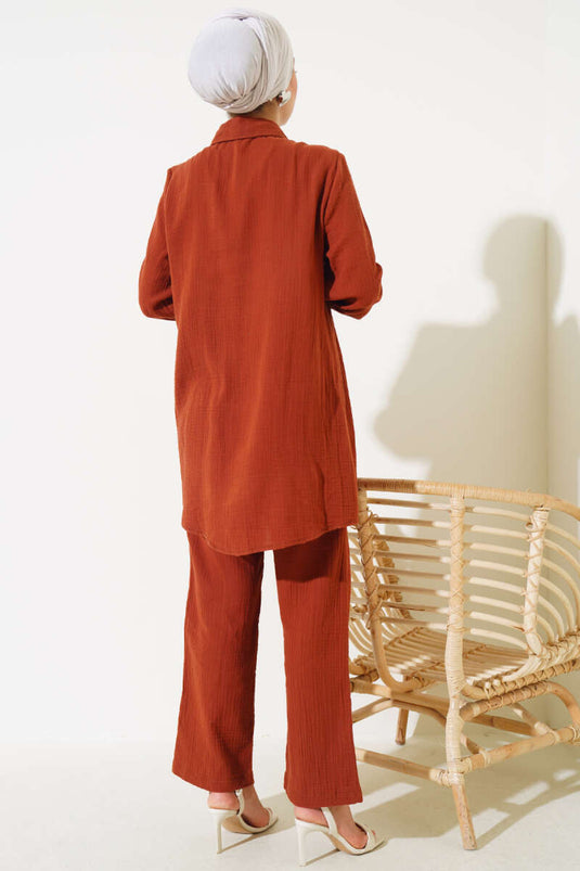 Sarkıt Taş Detaylı İkili Takım Taba