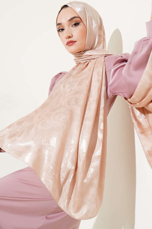 Sarmal Desen Jakar Melisa Şal Camel -10