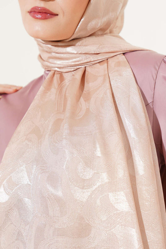 Sarmal Desen Jakar Melisa Şal Camel -10