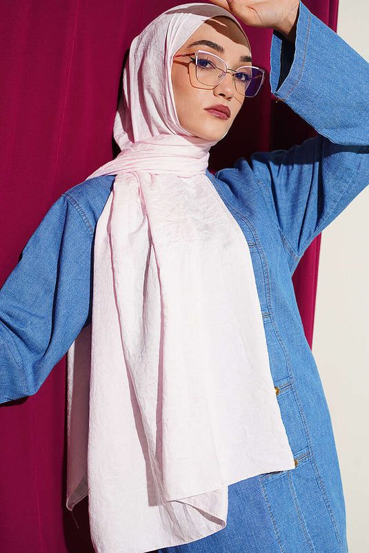 Sarmal Desen Pamuk Ayrobin Şal Şeker Pembe