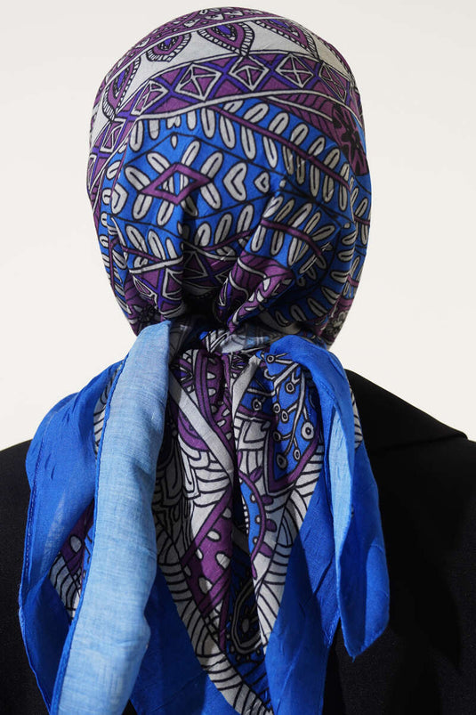 Bambusschal mit Spiralmotiv von Saks