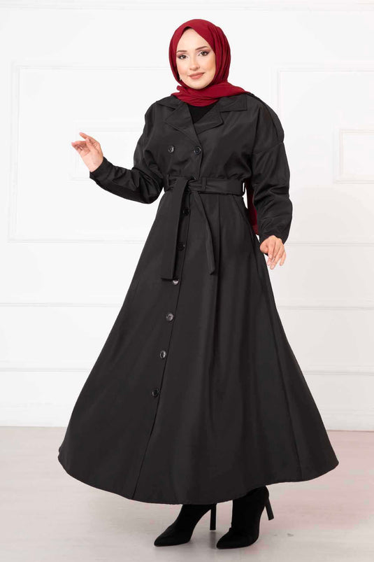 Skirted Crop Set Black