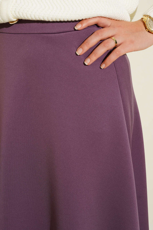 Scuba Mevlana Skirt Lilac