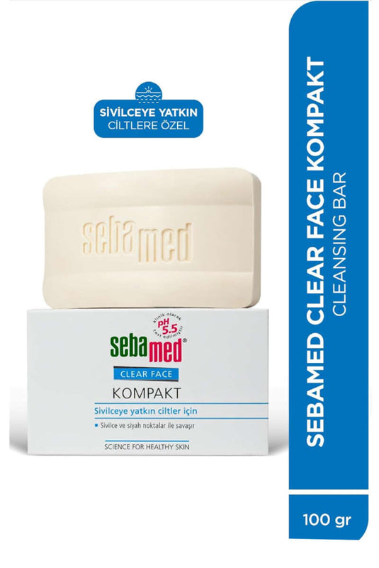 Sebamed Clear Face Compact Acne, Pimple, Blackhead Soap 100g