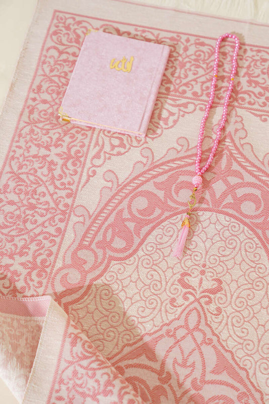 Prayer Rug Set Pink